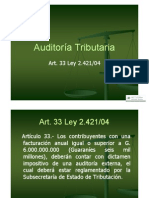 Auditoria Tri But Aria - Art 33 Ley 2421-04