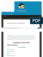 Pentesting Cheatsheet