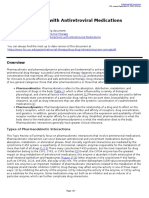 Drug Interactions With Antiretroviral Medications