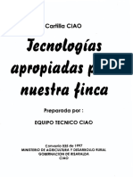 Tecnologias Apropiadas - para Nue5tra Finca