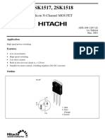 2SK1517, 2SK1518: Silicon N-Channel MOS FET