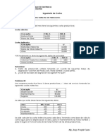 Problemas Costos Indirectos de Fabricación