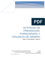 Actividad de Prevención Pornografía y Violencia de Genero