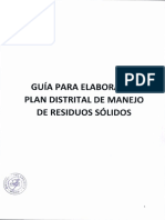 Guia para Elaborar Un Plan Distrital de Residuos Solidos