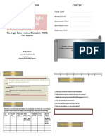 Strategic Intervention Material in Mapeh 10 HEalth