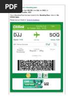 DJJ SOQ: You're Checked in For Flight From On