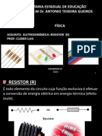 APRESENTAÇÃO de Resistor Elétrico