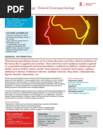 MSC Psychology: Clinical Neuropsychology: Key Facts