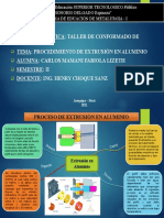 Procedimiento de Extrusión en Aluminio