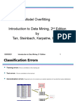 Model Overfitting Introduction To Data Mining, 2 Edition by Tan, Steinbach, Karpatne, Kumar