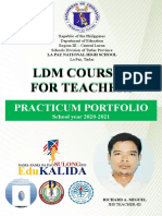 SDO-Tarlac-Province - LDM2Portfolio Teacher Miguel Richard