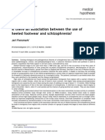 Is There An Association Between The Use of Heeled Footwear and Schizophrenia - Med. Hypotheses 2004 63 740