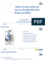 3-Qualification D'une Installation de Production Et de Distribution D'eau Purifiée 031018