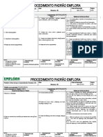 Procedimento Padrão Emflora Roçada Manual