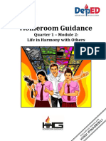 Omeroom Guidance: Quarter 1 - Module 2: Life in Harmony With Others