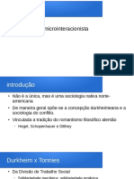 A Tradição Microinteracionista G. Mead