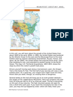 Lesson 15 Manifest Destiny and The Growing Nation