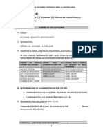 Partes de Dictamen - Materialidad