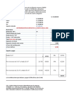 Determinación de Impuesto A La Renta Anual 2020