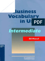 Business Vocabulary in Use Intermediate Workbook