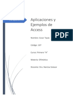 Access Aplicaciones y Ejemplos