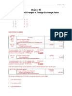 The Effects of Changes in Foreign Exchange Rates: Solutions To Quiz 2