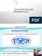 Health Statistics and Epidemiology