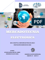 Mapa Conceptual Sobre Mercadotencia en Líena e Investigación de Mercados en Línea