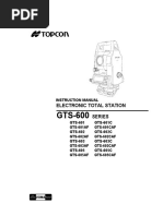 Manual de Usuario Estacion Total Topcon Series GTS-600