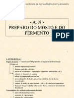 Aula 18 Preparo Do Fermento e Mosto