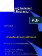 Nursing Research First Class 2007