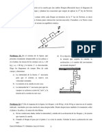 Problema 23: en El Sistema de La Figura, Que: Guía de Problemas N 3: Dinámica: Leyes de Newton