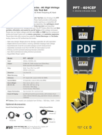 PFT - 401CEF: PFT Series - AC High Voltage Dielectric Test Set