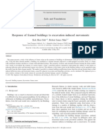 Response of Framed Buildings To Excavation-Induced Movements