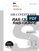 RAS-13UKV-E RAS-13UAV-E: Split Type