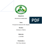 Asignatura Presupuesto de Compra