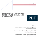 Wall Colmonoy - Properties of Hard Surfacing Alloy Colmonoy 88 - July 2019