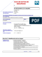 Ficha de Seguridad Sigma Ajustador 91-92 Esp