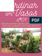 Jardinar em Vasos 1 Por Tathi Oliveira Canal Verde Vida