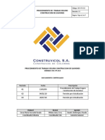 Procedimiento de Trabajo Seguro Construccion de Gaviones