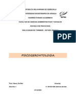 Informe Psicogerentologia