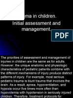 Trauma in Children. Initial Assessment and Management