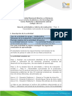 Guia de Actividades y Rúbrica de Evaluación - Unidad 2 - Fase 4 - Necesidades Nutricionales de La Producción