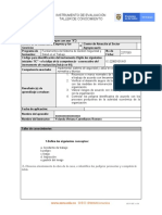 Taller de Conocimientos - Fundamentos Del SG-SST