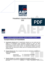 Probabilidad y Estadística Bivariada AIEP 2020