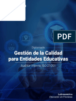 Gestión de La Calidad para Entidades Educativas