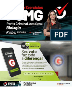 Semana de Exercícios PCMG - Perito Criminal Área Geral - Ariadne Branco