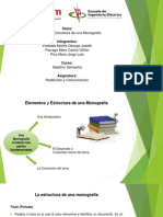 Elementos y Estructura de Una Monografia