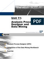 Unit 11: Analysis Process Designer and Data Mining