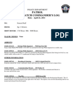 Watch Log 04-21-11night